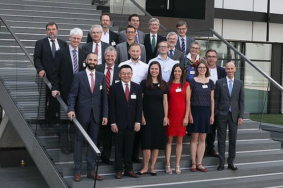 Gruppenfoto mit den Finalisten des Berthold Leibinger Innovationspreises 2018. 