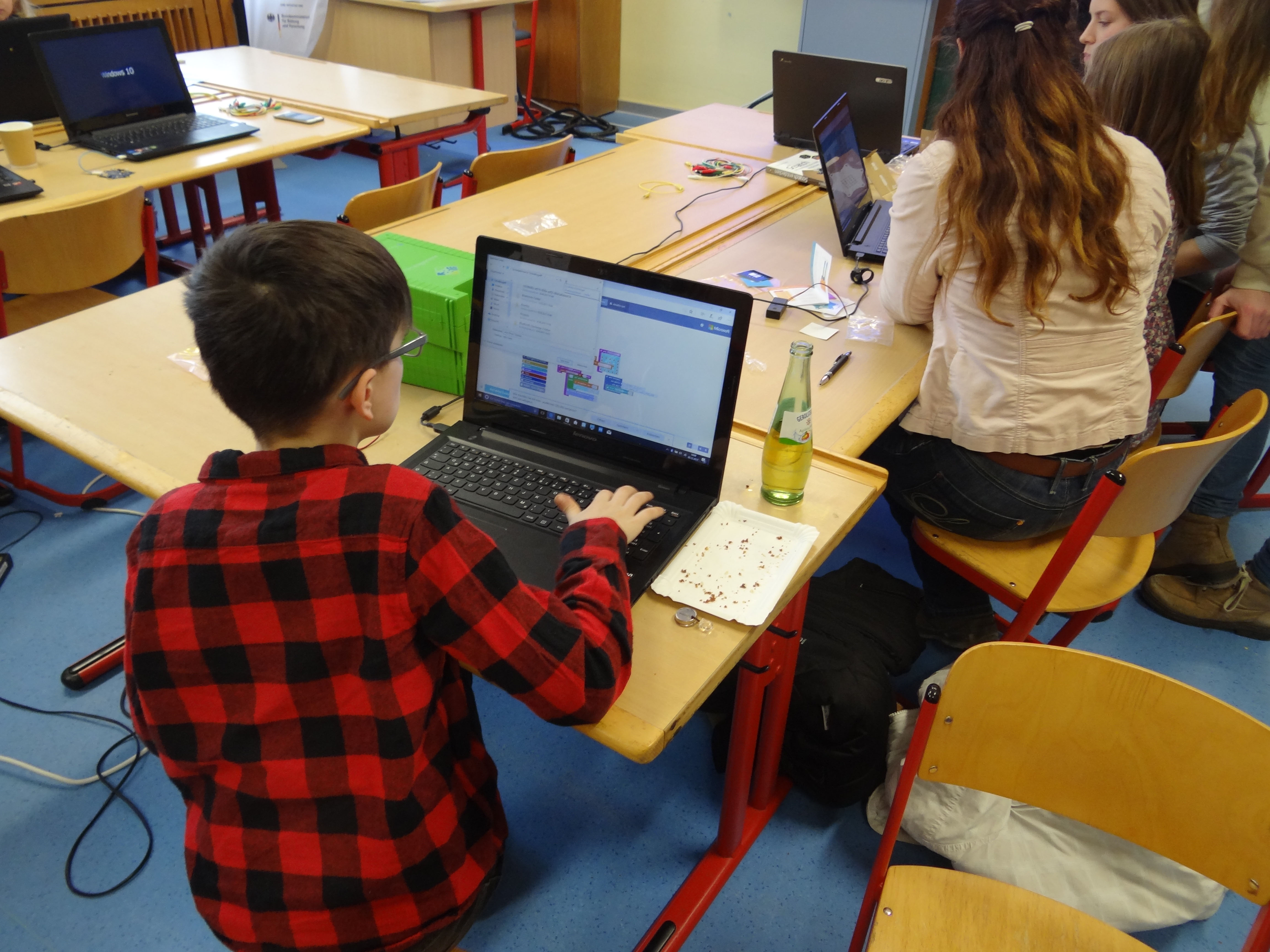 Kinder verstehen schnell den Umgang mit Calliope
